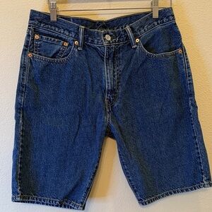 Levi’s 505 Classic Blue Denim Men's Shorts Size w 33